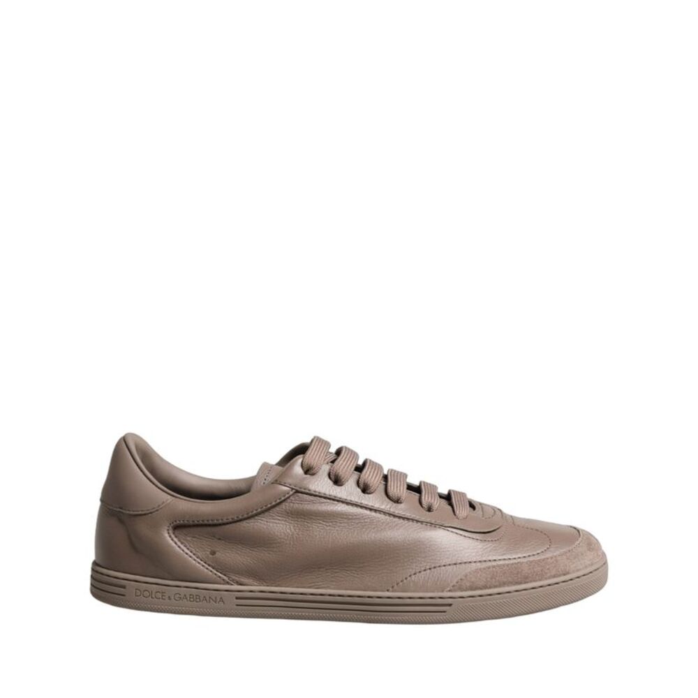 Dolce & Gabbana Taupe Saint Tropez Low Top Sneakers Men's Shoes